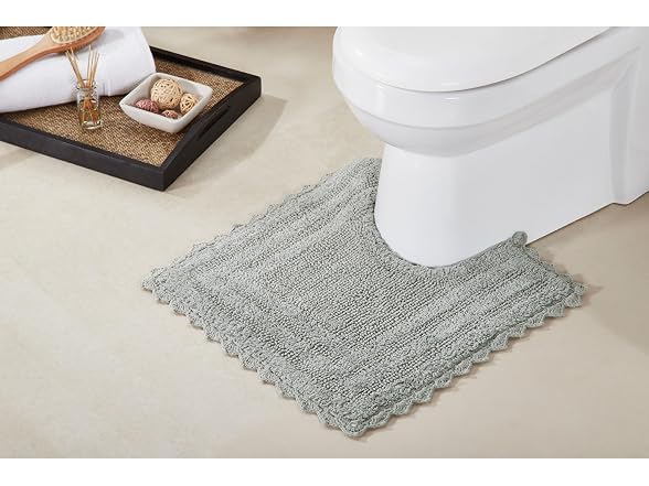 Better Trends Toilet Rugs U Shaped Lilly