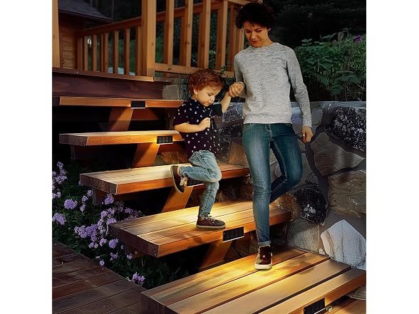 Solar Step Lights, Stair Lights Outdoor