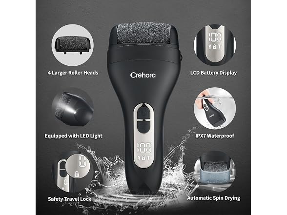Crehora Electric Foot Callus Remover Kit
