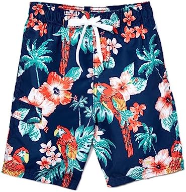 Kanu Surf Boys' Specter Quick Dry UPF 50+ Beach Swim Trunk, Fiji Navy, 4T