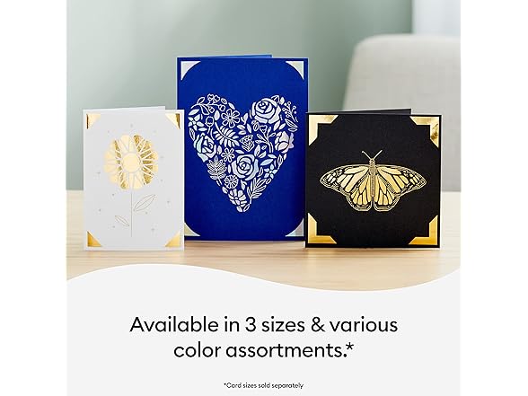 Cricut Foil Transfer Cards, R10 Royal Flush Sampler