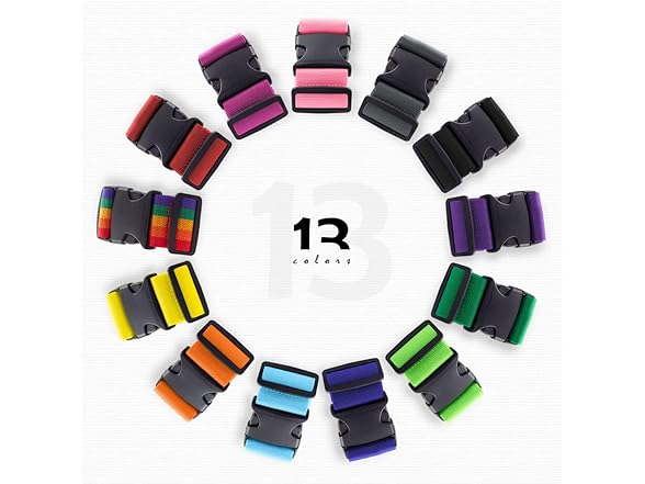 Luggage Straps 74x2 Fluorescent Green