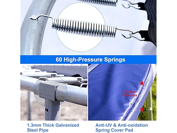 Tiktun Pro Trampoline with Safety Enclosure 10Ft