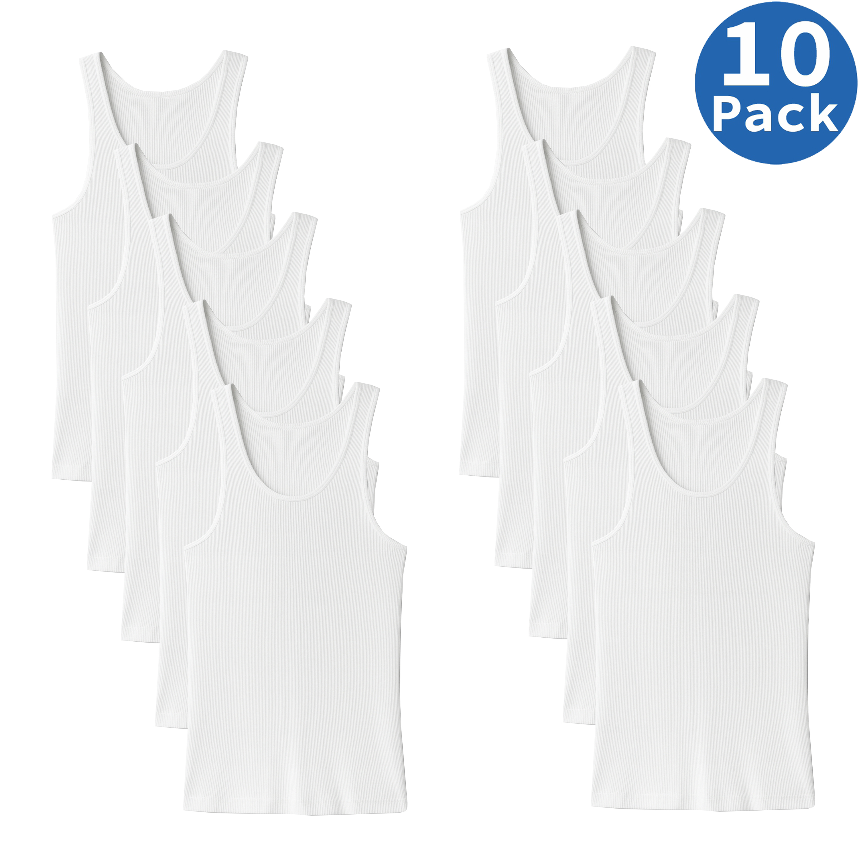 Mens Ribbed Classic Tank Tops (S-2XL) - Gallery 26