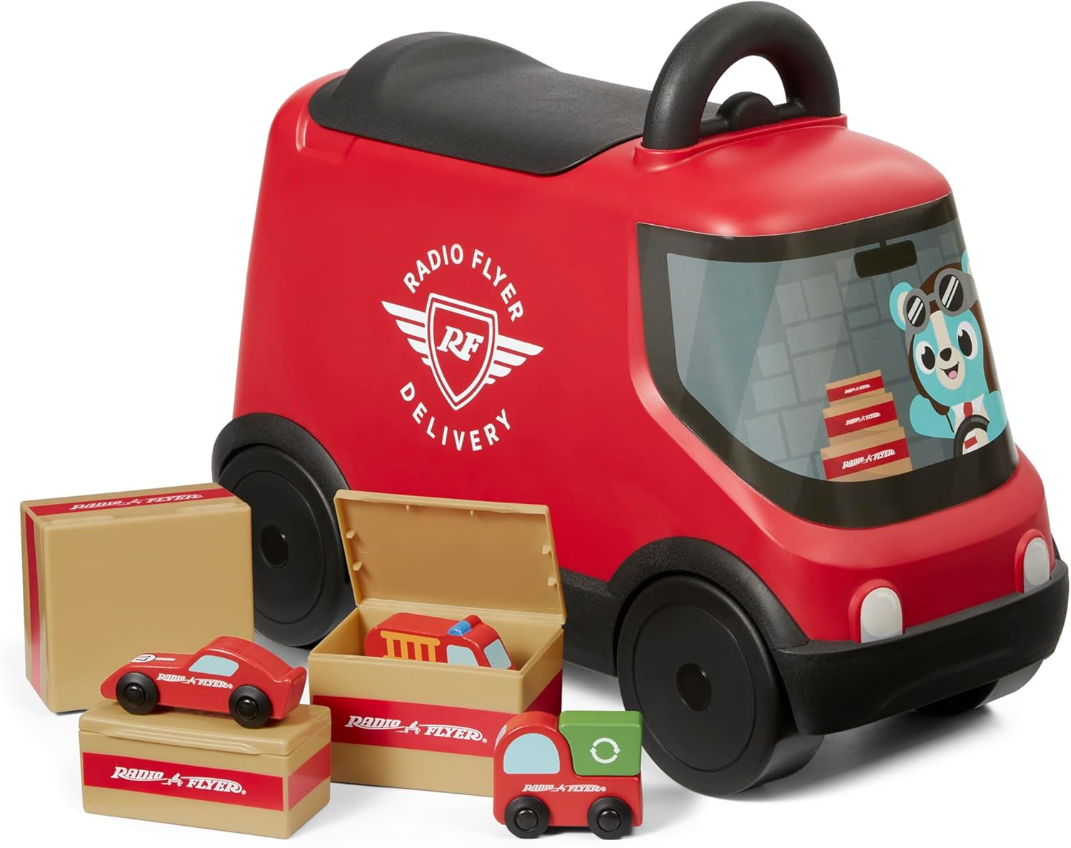 Radio Flyer Van Ride On Toy for Kids - Gallery 12