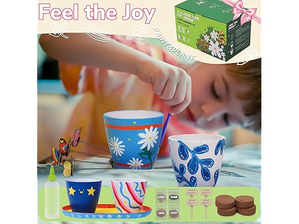 Paint Plant Flower Gardening Kit 2