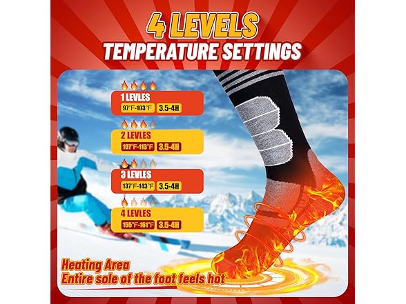VeRosky Heated Socks