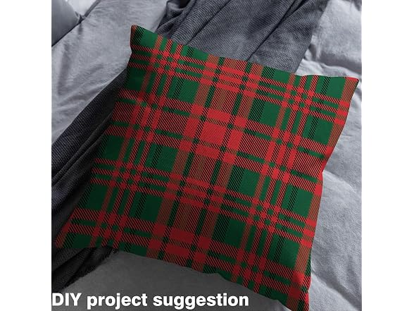 Feelyou Tartan Plaid Upholstery Fabric