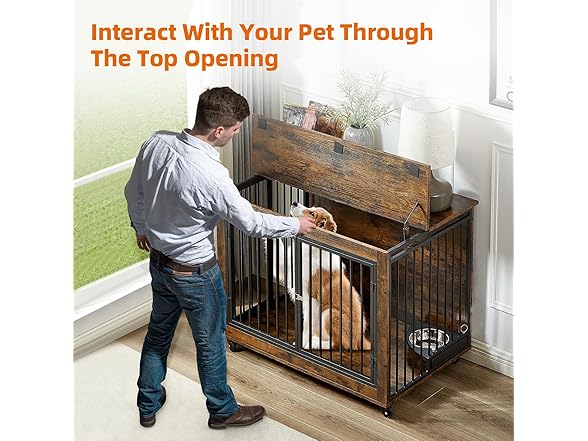 Heavy Duty 38" Dog Kennel Furniture