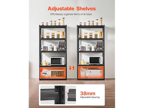 Storage Shelves, 2000 lbs, 18" D x 36" W x 72" H