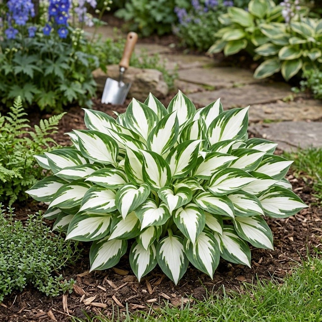 Fire & Ice Hosta - 4 Bare Roots - Gallery 6