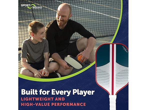 Sport Squad Advanced Pickleball Paddle, Blue