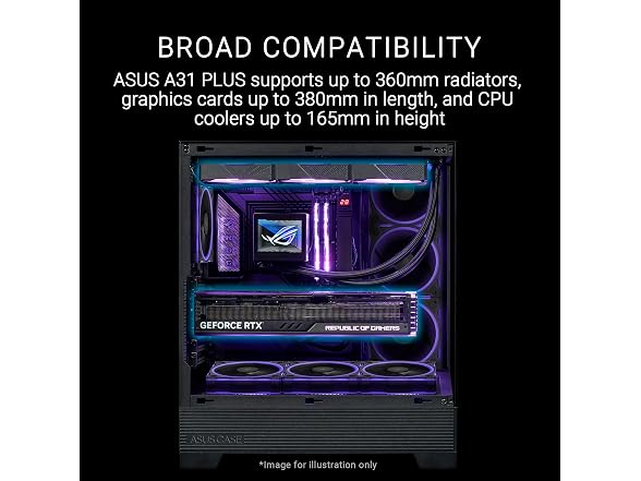 ASUS A31 PLUS Black ATX PC Case
