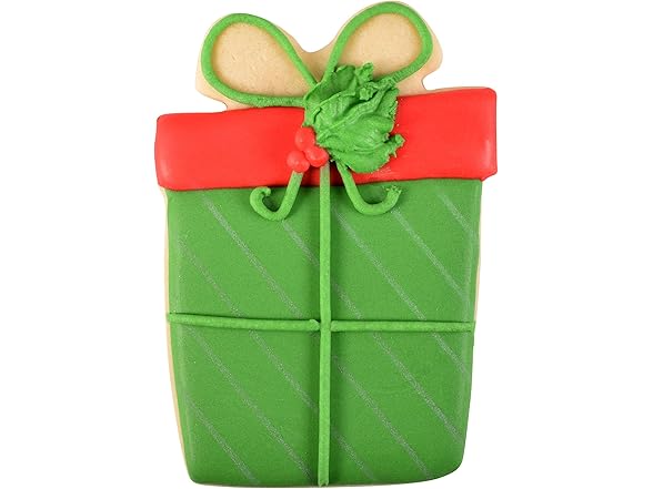 R&M Christmas Gift 3.5" Cookie Cutter, Red