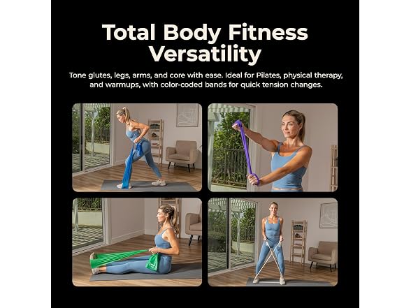 Sunny Health & Fitness 5-Level Resistance Band Set