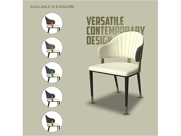 LeisureMod Aria Series Dining Chair