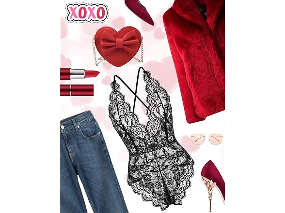 Avidlove (S) Teddy Lingerie One Piece Romper