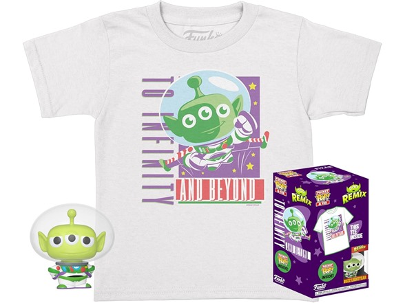 Funko Pocket Pop! & Tee: Alien Buzz - Kids Medium