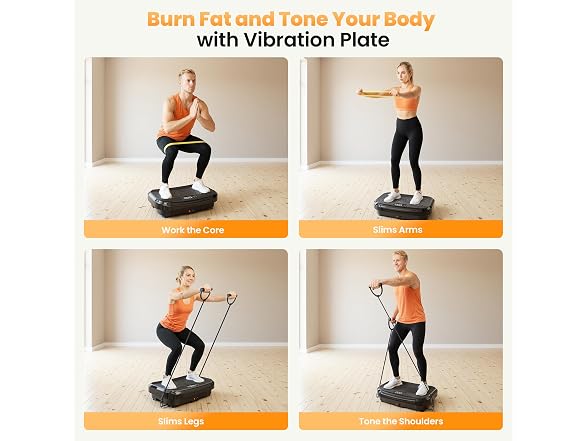 Steelite Vibration Plate Exercise Machine Massager