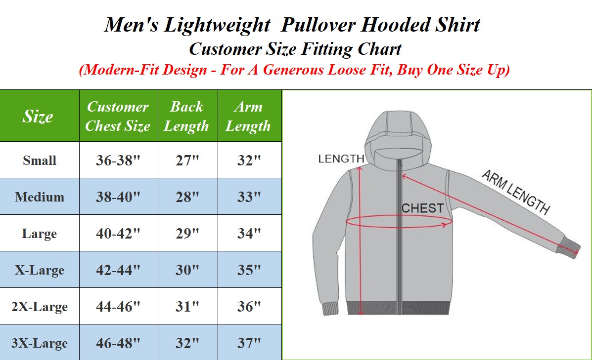 3Pk Asst Mens Cotton Pullover Hoodie - Gallery 18