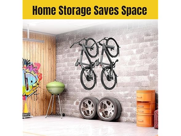 MaxxHaul 51186 Wall-Mounted Bike Rack Heavy-Duty