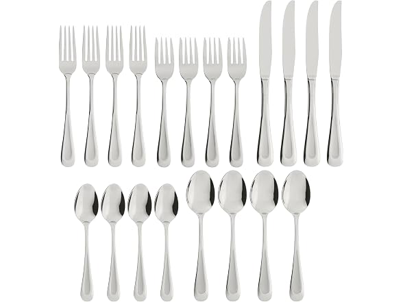 Oneida Silverware Set, Satin Sand Dune 20-Piece