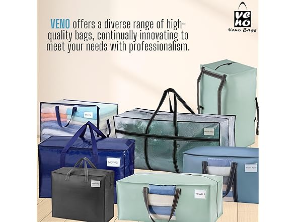 Veno MG-0025 Moving Bags, Upgraded Heavy Duty