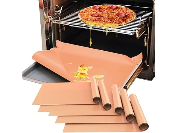 Demiwise 5 Pack Oven Liners for Bottom of Oven