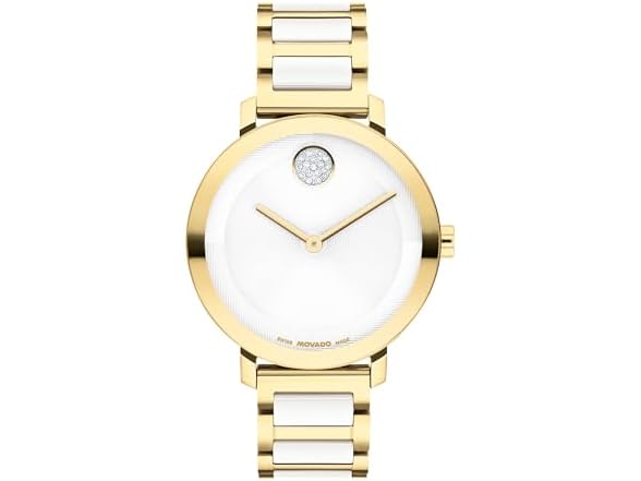 Movado Women's BOLD Evolution 2.0 Gold/White Watch