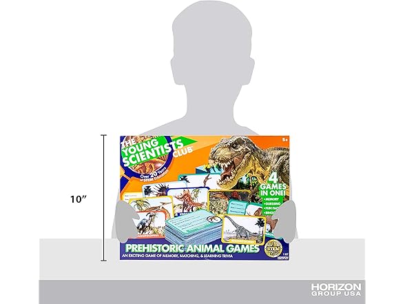 The Young Scientist Prehistoric Animal Card Games