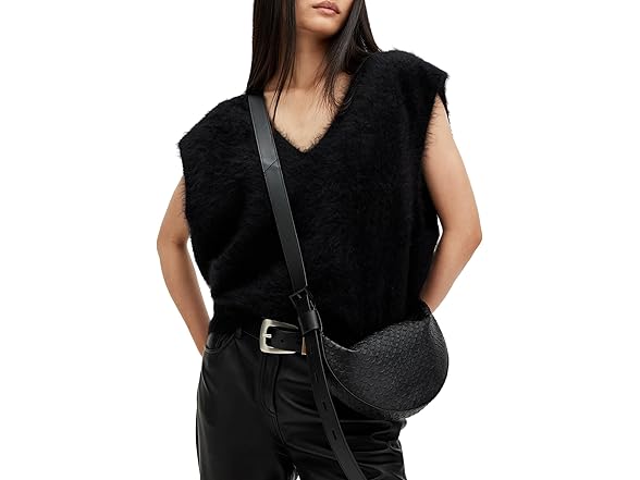 AllSaints Women's HALFMOON SNAKE XBODY