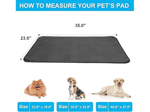 Aulase Chew Proof Dog Crate Bed Pad