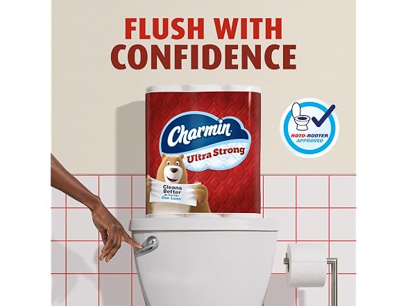 Charmin Ultra Strong Toilet Paper 12 Mega Rolls