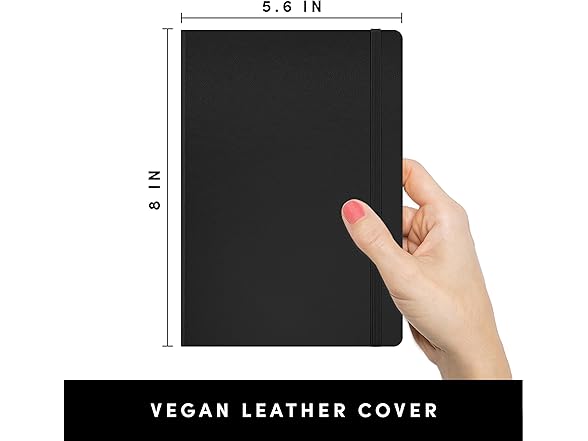 PAPERAGE Lined Journal Notebook, 160 Pages