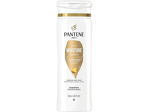 Pantene PRO-V Daily Moisture Renewal Shampoo, 12 oz