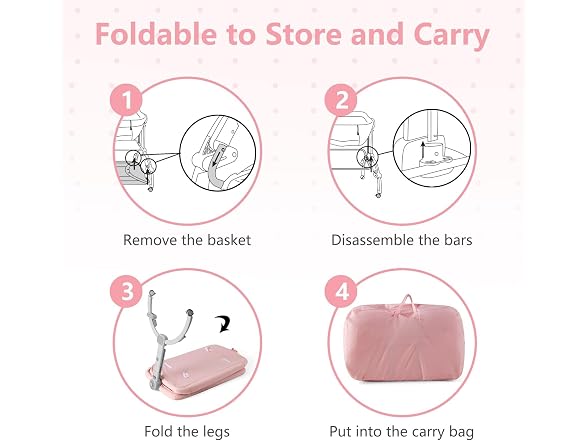 INFANS 3 in 1 Baby Bassinet