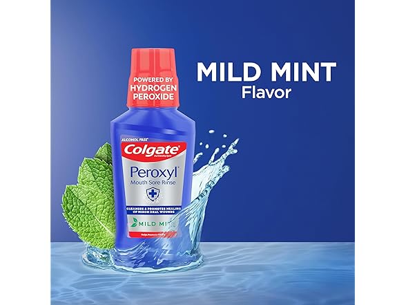 Colgate Peroxyl Alcohol Free Mouthwash 8.4oz