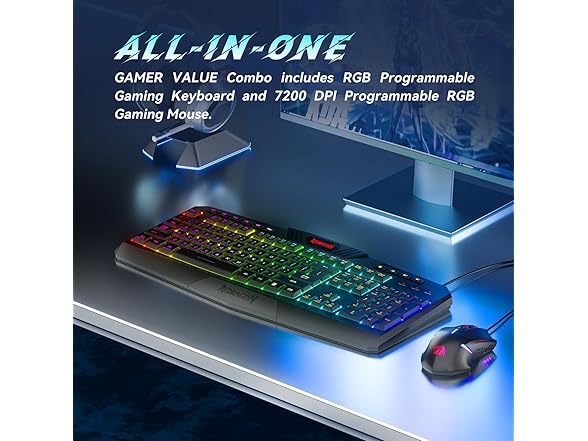 Redragon Gaming Keyboard and Mouse