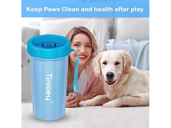 Tinioey Dog Paw Cleaner for Large Dogs, Dog Paw
