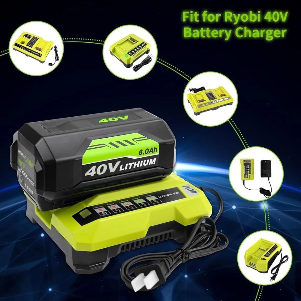 Simple Plus+ Replacement Battery Ryobi 40V 6Ah 2pk - Gallery 12