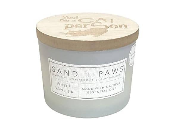 Sand + Paws Scented Candle - White Vanilla