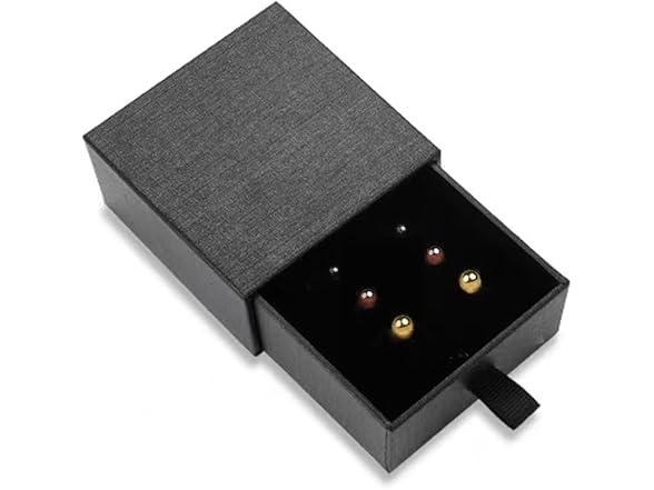 14K Solid Gold Ball Stud Earrings