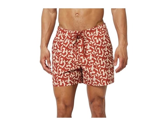 Brick Red Oatmeal Geo