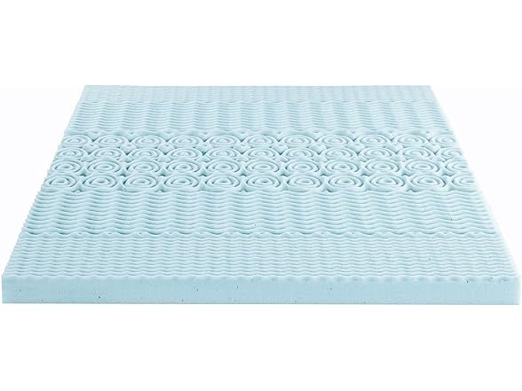 Mellow 4 Inch 5-Zone Memory Foam Mattress Topper