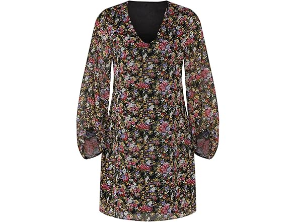 Louna Floral Dress Black (M)