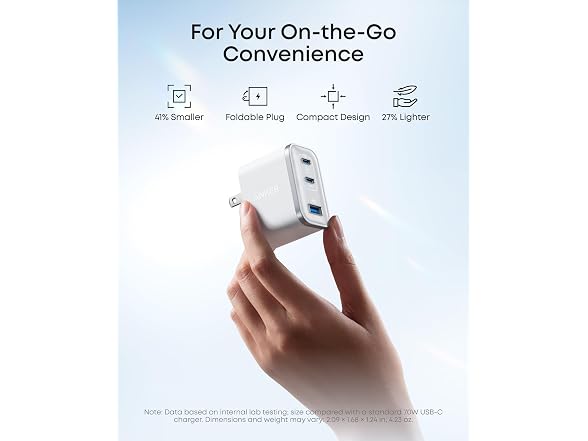 (NEW) Anker Nano 70W Max 3-Port USB-C Fast Charger