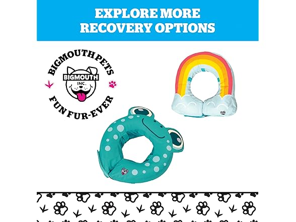 BigMouth Mushroom Inflatable Dog Collar