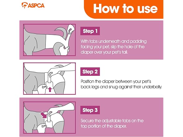 ASPCA ASPCA Female Dog Diapers with Wetness In