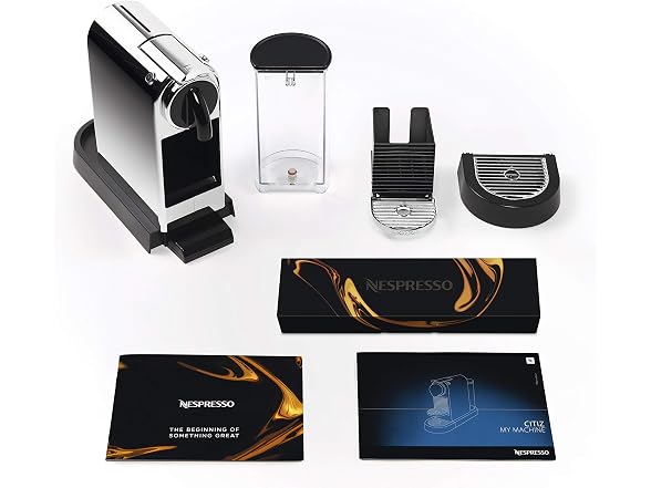 Nespresso CitiZ Espresso Machine by De'Longhi, Chrome