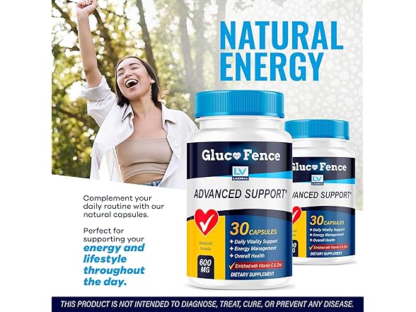 LIVORKA (2 Pack) Glucofence Capsule